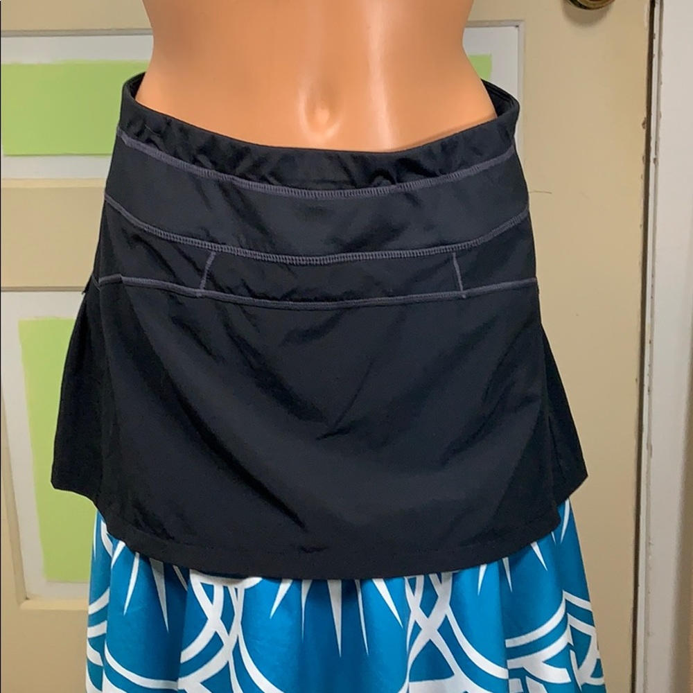 ATHLETA skort skirt black purple XS